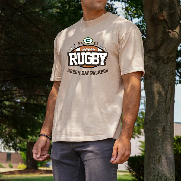 Green Bay Packers Graphics Men's Casual Short Sleeve T-Shirts