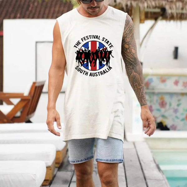 South Australia Graphic Men's Sleeveless T-Shirts