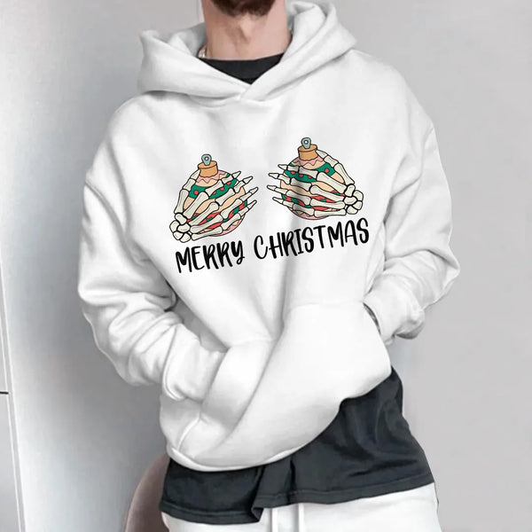 Merry Christmas Graphic Men's Christmas Hoodies