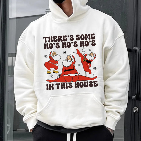 THERE‘S SOME HO HO HO Men's Graphic Hoodies