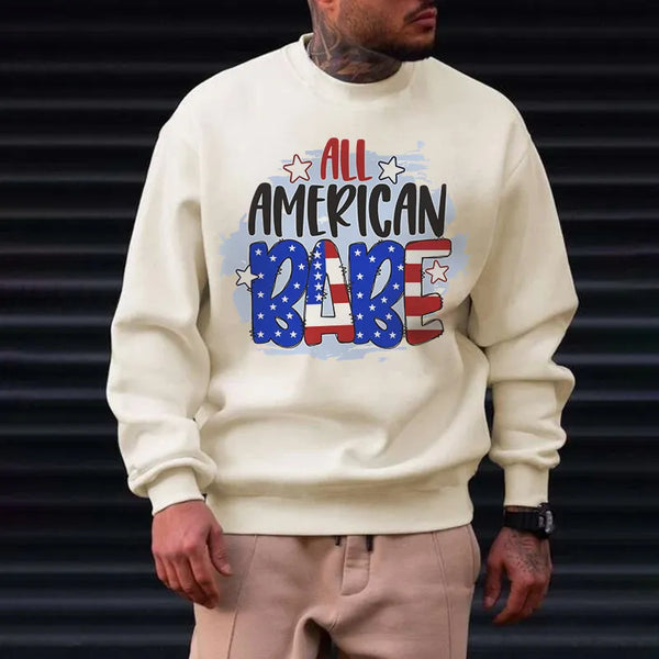 All American Babe Graphics Casual Men's Sweatshirt