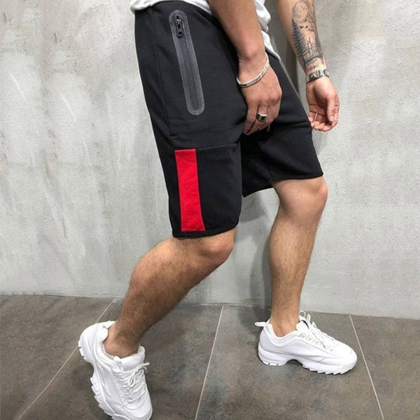 Slim Fit Panelled Casual Shorts