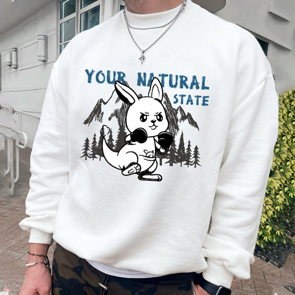 Your Natural State Tasmania Men's Sweatshirt