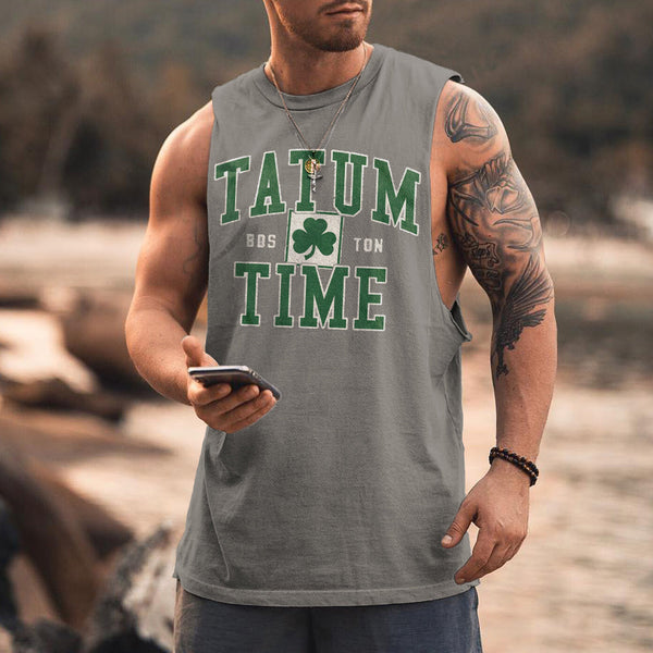 Tatum Time Boston Men's Casual Sleeveless T-Shirts