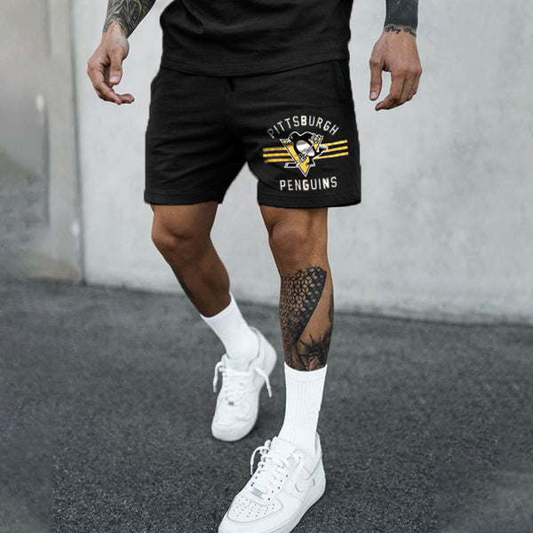 Pittsburgh Penguins Men's Streetwear Casual Shorts
